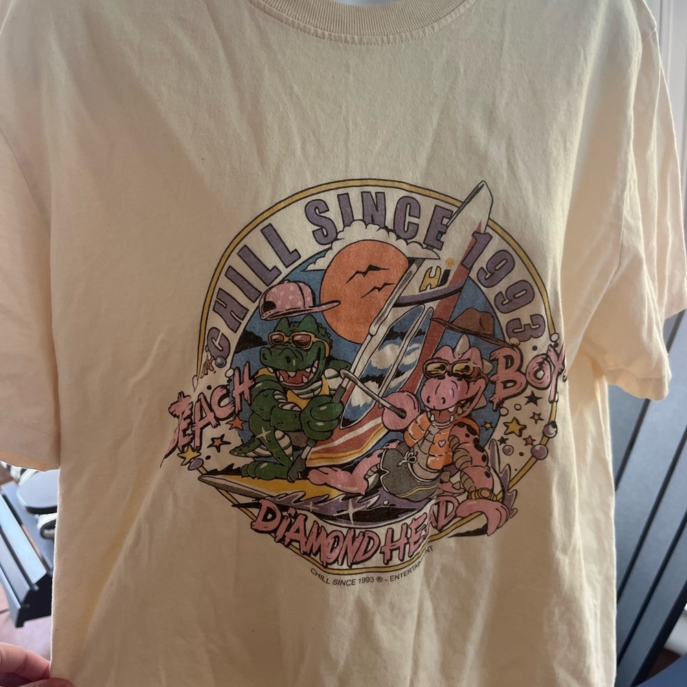 BRANDY MELVILLE John Galt Chill Since 1993 Graphic T-Shirt